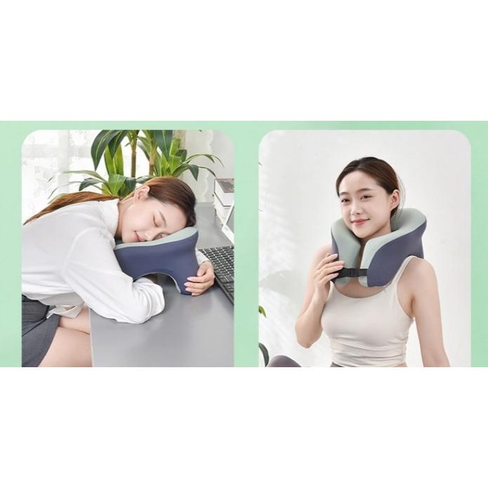ネックピロー 首枕 クッション U字型 まくら ピロー 昼寝 うつ伏せ寝