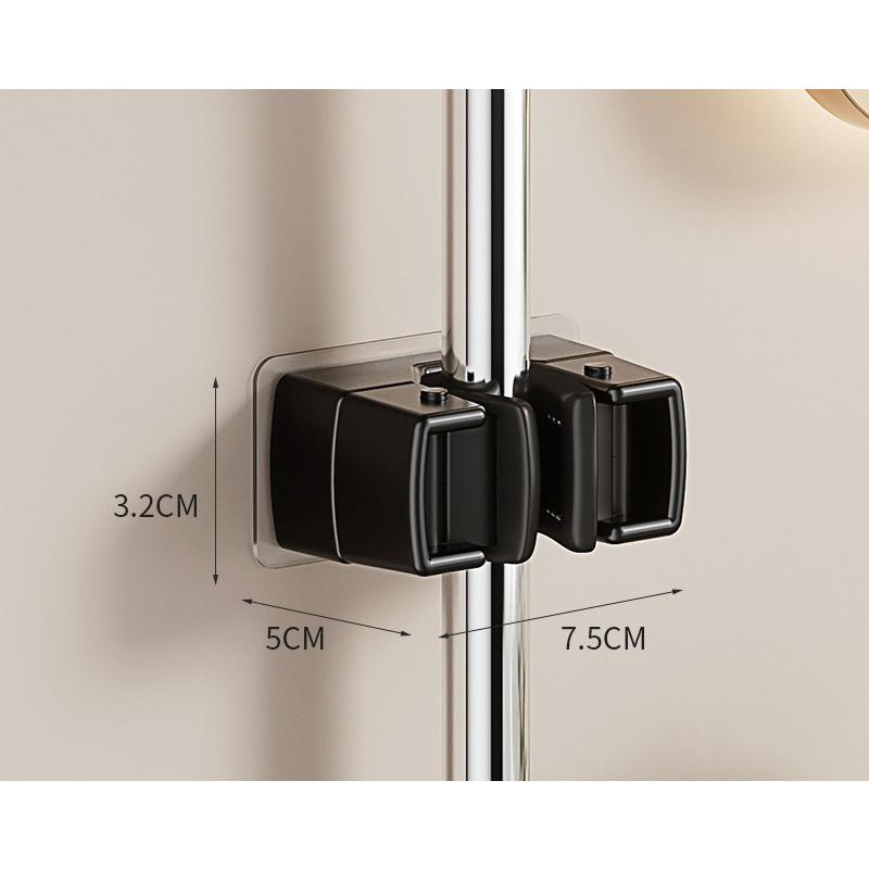 モップホルダー ほうきホルダー 2個セット 貼り付け 掃除用具収納