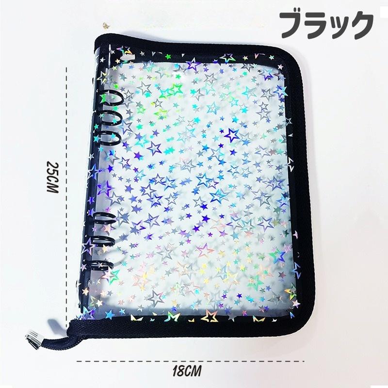 ルーズリーフバインダー 6穴 A5サイズ ルーズリーフカバー フォト