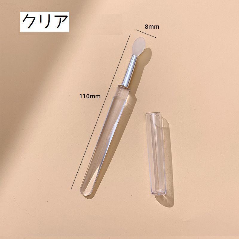 セルフネイルグッズ バラ売可！ジェル/ランプ/パウダー/ブラシ他 ネイルブラシ 2個セット ミラーブラシ シリコン パウダー オーロラ