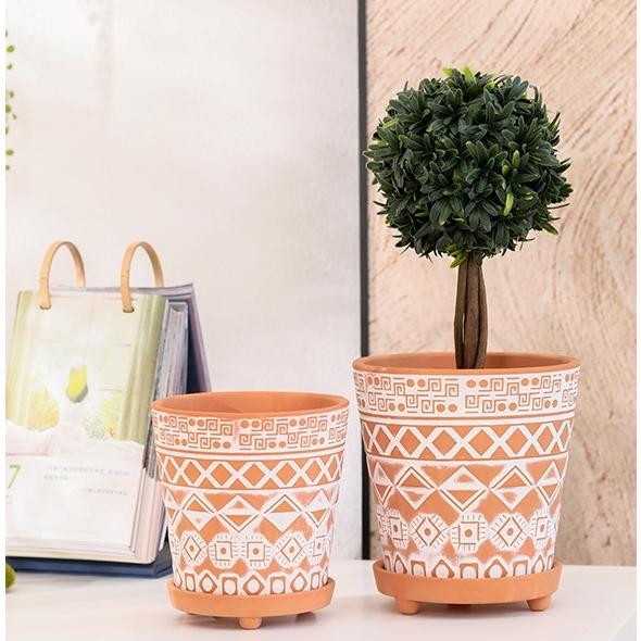 植木鉢 陶器 4号 5号 鉢 陶器鉢 プランター フラワーポット 単品 1個