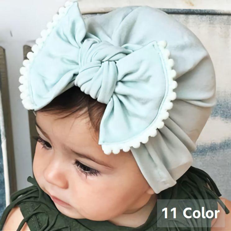 ターバンキャップ ベビー 赤ちゃん 女子 女の子 帽子 ファッション小物 リボン付き カラバリ豊富 出産祝い 贈り物 プレゼント 新生児 乳児 幼児 Hat プラスナオyahoo 店 通販 Yahoo ショッピング