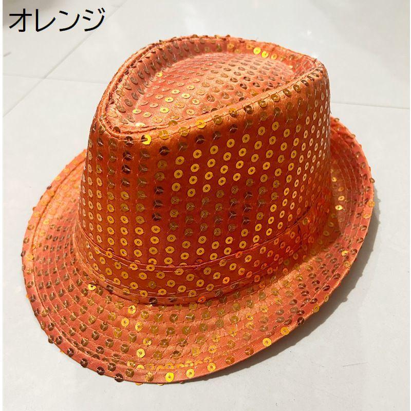 ハット 中折れハット 帽子 キッズ レディース 子供用 大人用 ぼうし キラキラ スパンコール 親子でお揃い ペアルック 中折れ帽 女の子 男の子 ダ | plusnao | 26