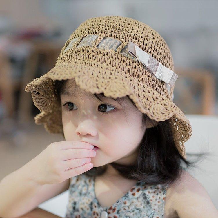 麦わら帽子 ストローハット キッズ 女の子 リボン たためる 可愛い 無地 単色 日よけ 熱中症予防 Uv対策 外遊び リゾート アウトドア 海 ビー Hat 0 プラスナオyahoo 店 通販 Yahoo ショッピング