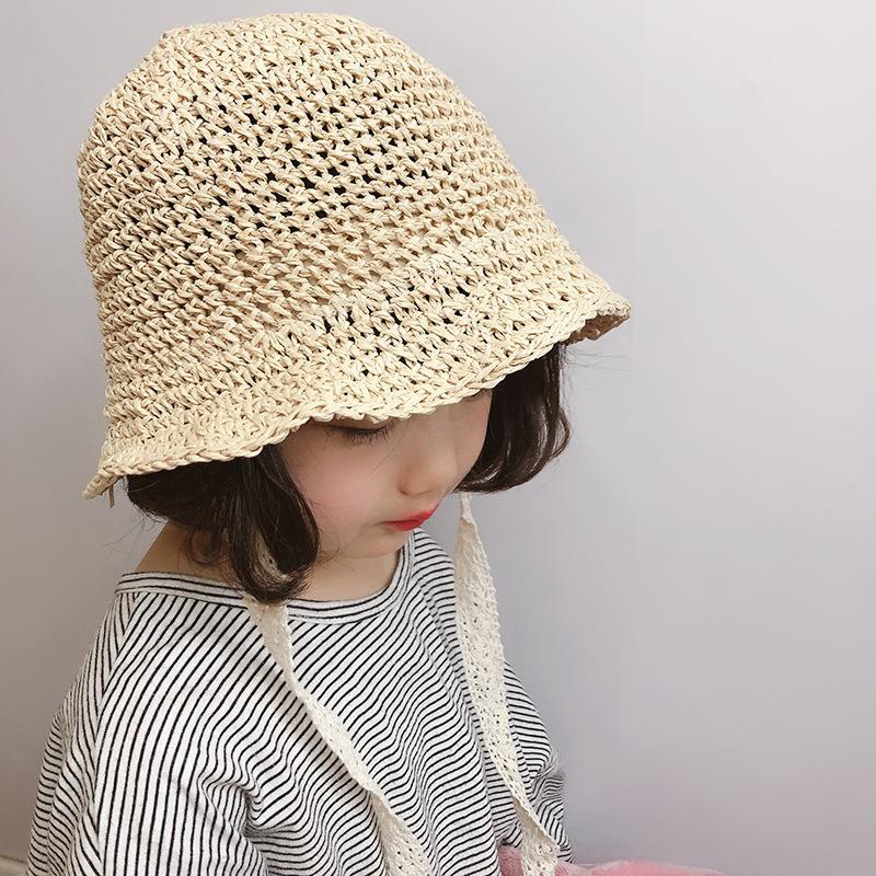 麦わら帽子 子供用 キッズ ベビー 女の子 あご紐 リボン レース ストローハット ナチュラル おしゃれ 日よけ かわいい スタンダード ベーシック Hat プラスナオyahoo 店 通販 Yahoo ショッピング
