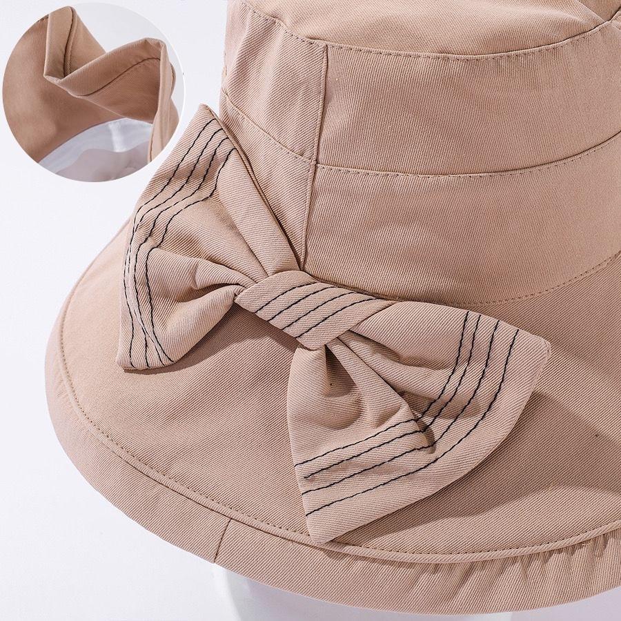 帽子 ハット つば広 リボン レディース 女性 ぼうし あご紐付き 顎紐 無地 単色 シンプル カジュアル 日よけ 日除け 日焼け防止 UV 紫外線対 | plusnao | 11