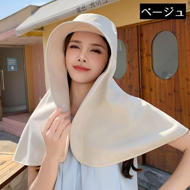 日よけ帽子 ハット つば広 レディース ネックガード 肩までカバー ゆったり 夏 アウトドア UVカット 紫外線対策 日焼け防止 日焼け対策 日除け | ブランド登録なし | 07