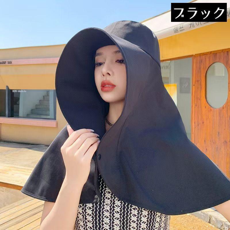 日よけ帽子 ハット つば広 レディース ネックガード 肩までカバー ゆったり 夏 アウトドア UVカット 紫外線対策 日焼け防止 日焼け対策 日除け | ブランド登録なし | 08