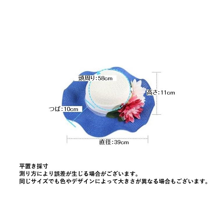 ジェーンマープル　フラワーストローハット　カラフルな花飾り付き麦わら帽子 ジェーンマープル フラワーストローハット カラフルな花飾り付き
