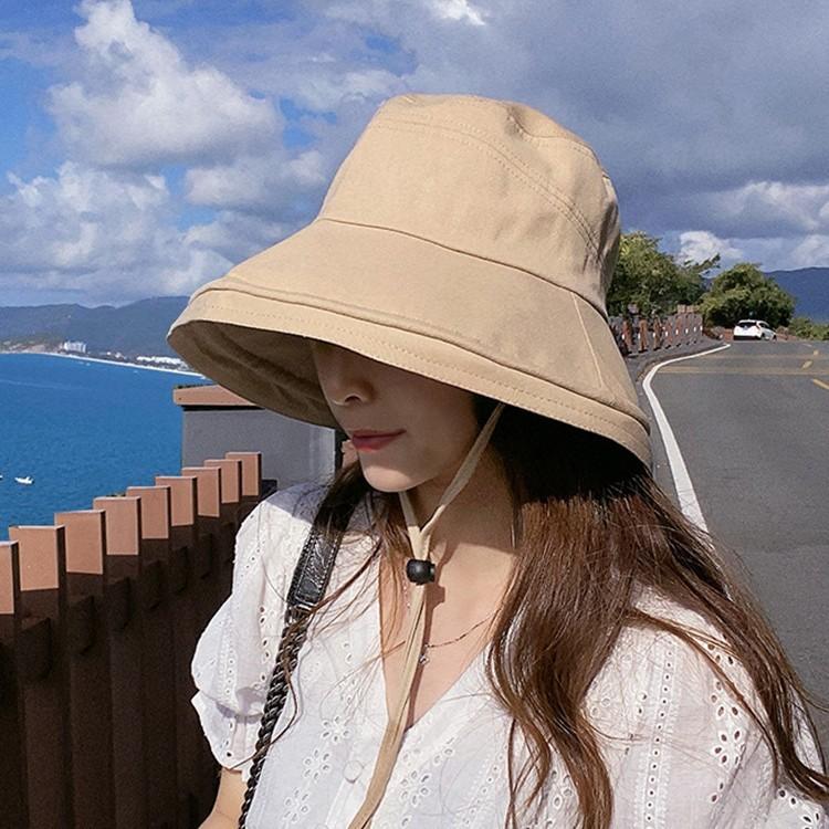 女優帽 レディース 女性 帽子 つば広 あご紐付 折りたたみ UVケア 紫外線対策 日焼け防止 日よけ 無地 シンプル 春夏秋冬 | plusnao | 02