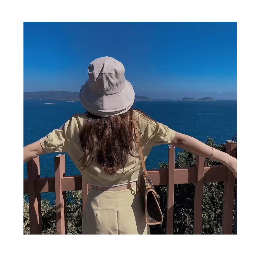 女優帽 レディース 女性 帽子 つば広 あご紐付 折りたたみ UVケア 紫外線対策 日焼け防止 日よけ 無地 シンプル 春夏秋冬 | plusnao | 06