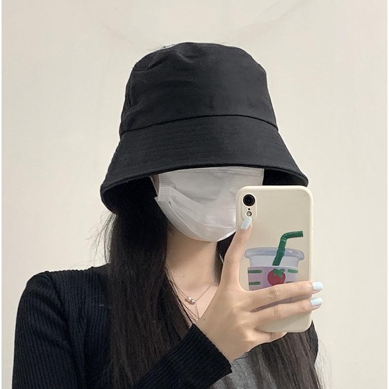 帽子 ハット バケットハット バケハ レディース 女性 ぼうし 単色 無地 シンプル 日よけ UV対策 日焼け防止 お洒落 お出かけ お散歩 おしゃれ | plusnao | 02