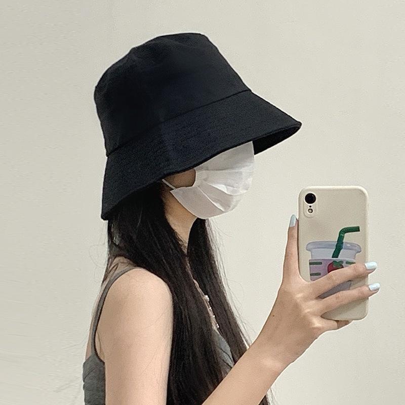 帽子 ハット バケットハット バケハ レディース 女性 ぼうし 単色 無地 シンプル 日よけ UV対策 日焼け防止 お洒落 お出かけ お散歩 おしゃれ | plusnao | 03