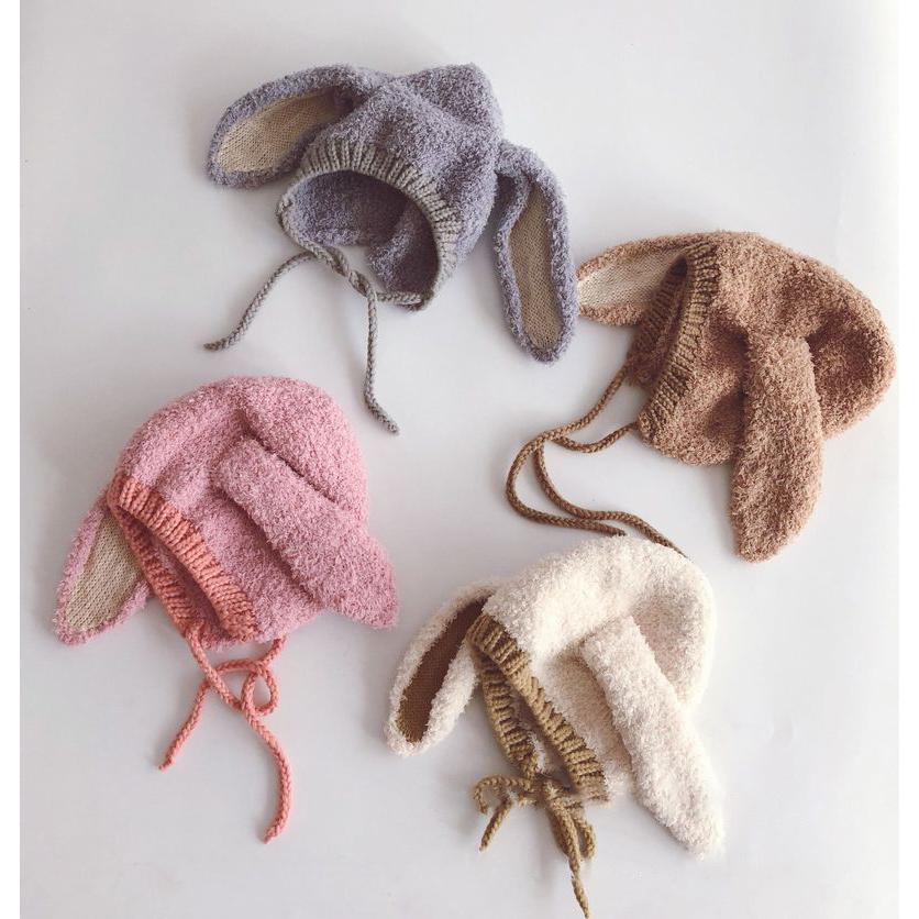 ニット帽 耳付き キッズ ベビー 起毛 毛糸 ウサギ風 うさ耳 すっぽり あご紐付き 可愛い おしゃれ あったか 防寒 秋冬 カジュアル 男の子 女の プラスナオ Paypayモール店 通販 Paypayモール