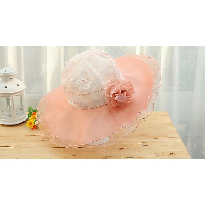 帽子 つば広ハット つば広帽子 女優帽 レディース 女性 折りたためる コンパクト 持ち歩き レース シフォン シースルー 日除け 日焼け対策 紫外線 | plusnao | 12