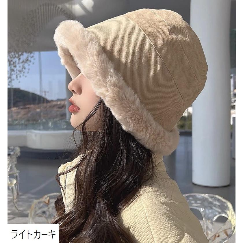 ボアハット レディース 女性 婦人 ファッション小物 帽子 ぼうし ハット ボア 起毛 ふわふわ あったか 暖かい 防寒 ふんわり かわいい おしゃれ | plusnao | 07