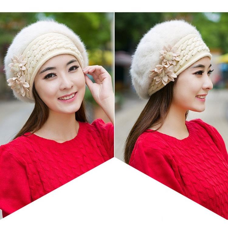 コサージュ付きシャギーニット 新品未使用】インゲボルグ 黒