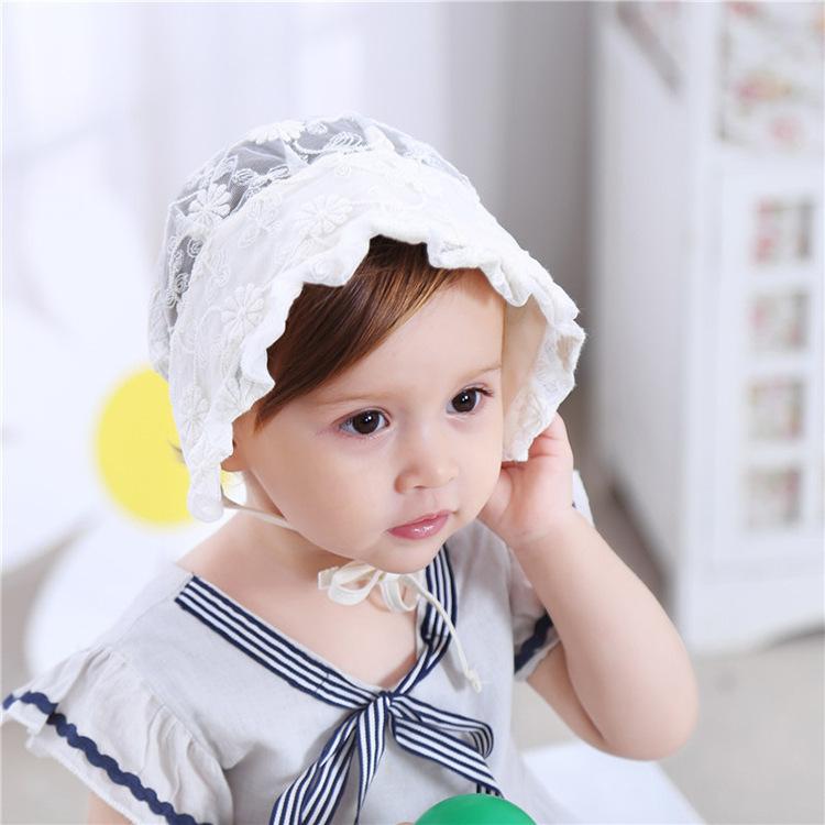 日本の職人技 帽子 ベビー用 赤ちゃん 新生児 女の子 女児 ボンネット フリル レース 子供用 ぼうし あご紐付き かわいい 可愛い ガーリー フェミニン 子ども700円 Aynaelda Com