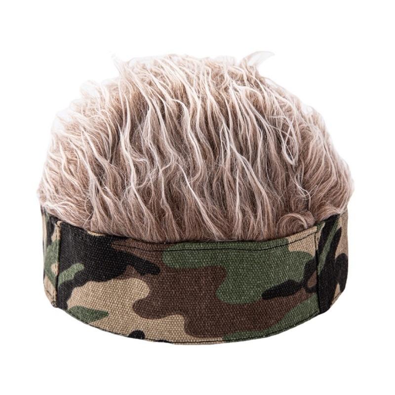 ウィッグ風帽子 メンズ フレアーヘアー ウィッグ 髪の毛 かつら カツラ 帽子 ヘアバンド コスプレ 仮装 衣装 キャップ | plusnao | 06