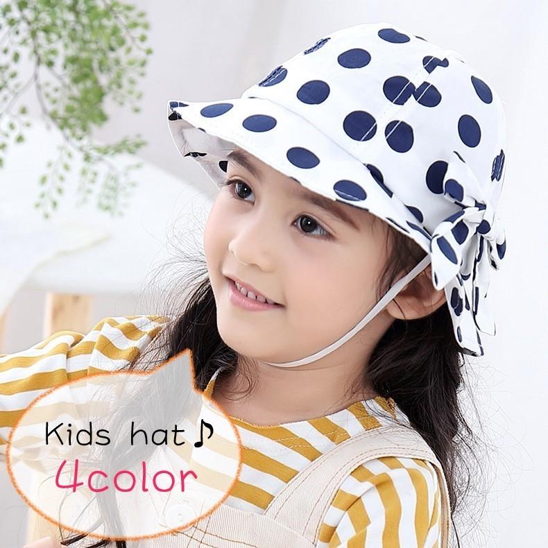 クルーハット メトロハット キッズ ベビー 子供用 女の子 帽子 ファッション雑貨 リボン 総柄 水玉 ドット ブルー ピンク カジュアル かわいい Hat プラスナオyahoo 店 通販 Yahoo ショッピング