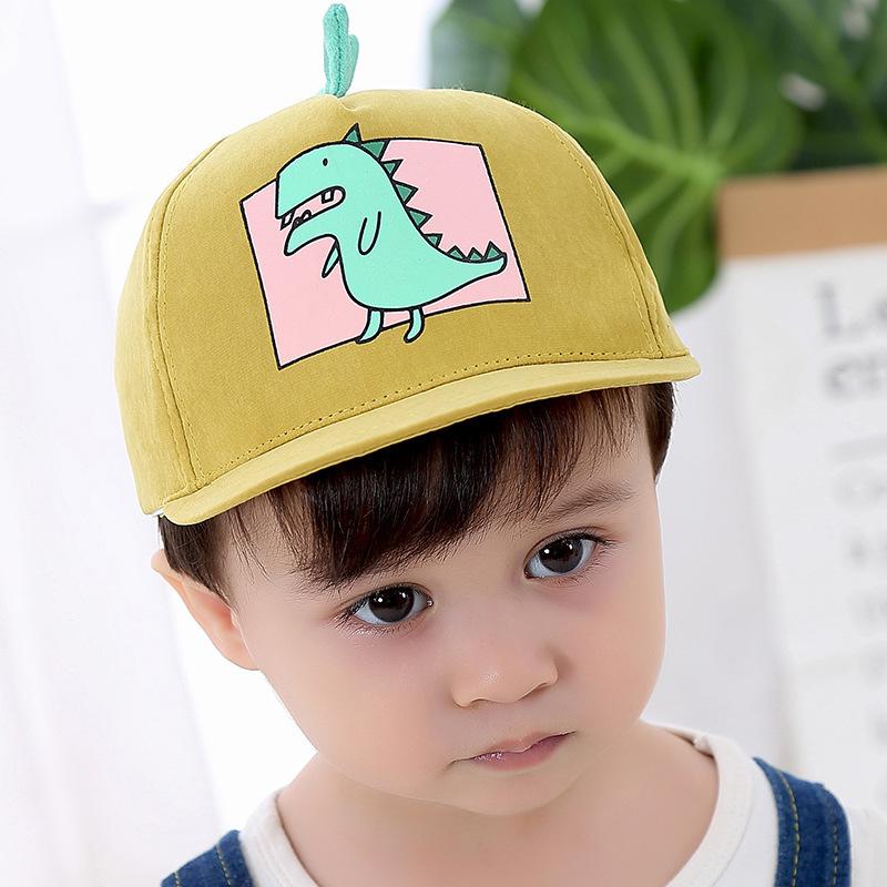 キャップ 帽子 キッズ 子供用 男の子 恐竜 イラスト 日よけ 紫外線 熱中症対策 調節可能 カジュアル ぼうし おしゃれ かわいい ブラック カーキ プラスナオ Paypayモール店 通販 Paypayモール