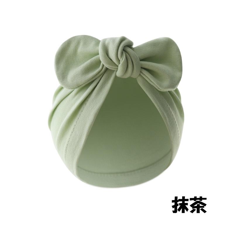 ターバンキャップ ターバンハット ベビー 赤ちゃん 幼児 新生児 女の子 男の子 帽子 ボウシ ファッション小物 リボン 無地 単色 シンプル おしゃ | plusnao | 09