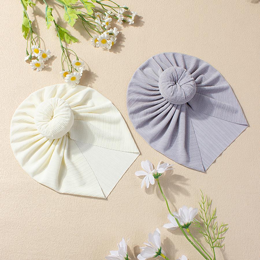 帽子 ターバン キャップ ベビー 赤ちゃん 子ども 男の子 女の子 バンダナ風 お団子風 ニューボーンフォト 記念撮影 かわいい おしゃれ キュート | plusnao | 02