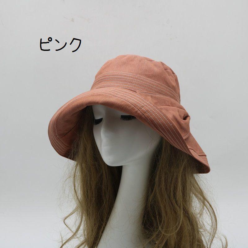 帽子 ハット つば広帽 レディース 女性 婦人 大人 リボン 日よけ UV対策 日焼け防止 シンプル かわいい 上品 お出かけ お散歩 おしゃれ | plusnao | 13