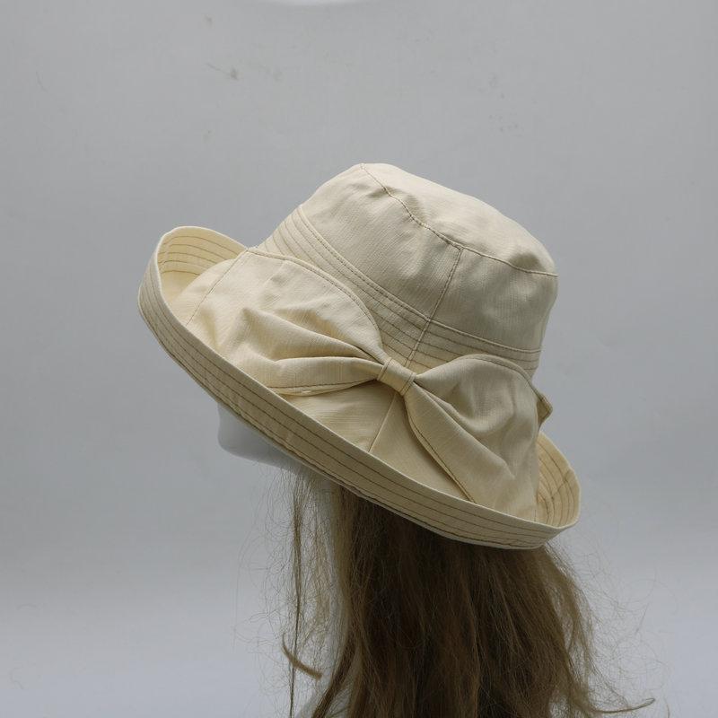 帽子 ハット つば広帽 レディース 女性 婦人 大人 リボン 日よけ UV対策 日焼け防止 シンプル かわいい 上品 お出かけ お散歩 おしゃれ | plusnao | 04