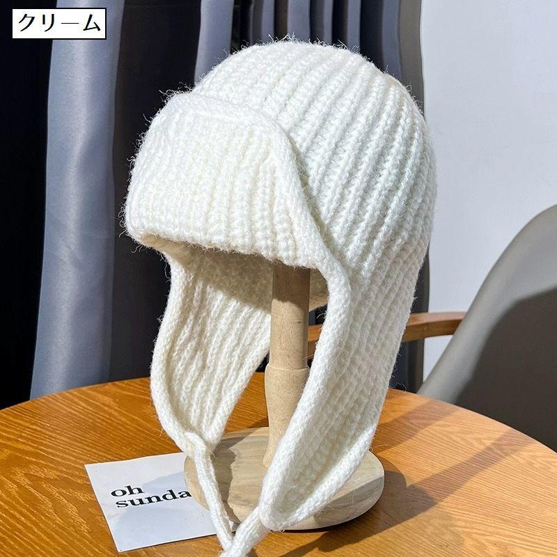 plusnao（プラスナオ） ニット帽 帽子 レディース リブニット 無地