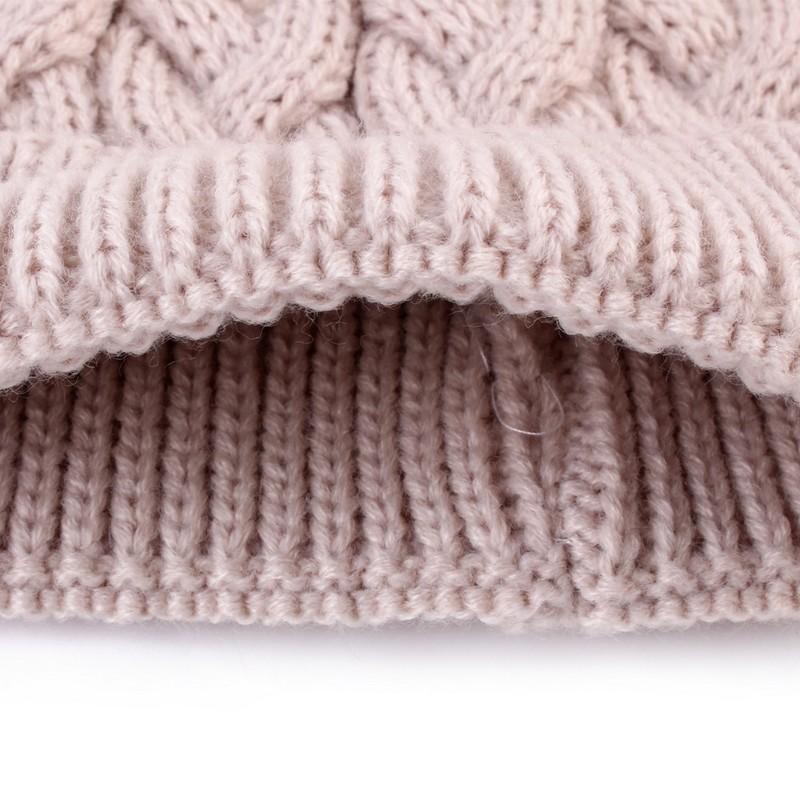 ニット帽 帽子 ベビーキャップ 赤ちゃん 赤ん坊 幼児 子供用 女の子 男の子 アラン模様 フェイクファー ボンボン ふわふわ ファッション小物 おし | plusnao | 09