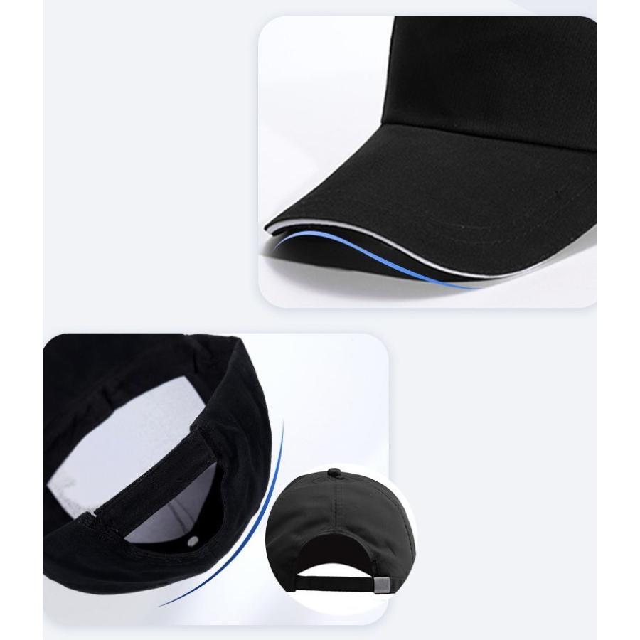 ベースボールキャップ 野球帽 レディース メンズ 深め帽子 吸汗 通気性 UVケア 紫外線対策 日焼け防止 日よけ シンプル無地 | plusnao | 02