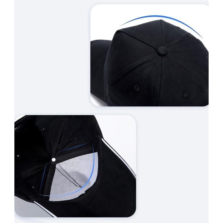 ベースボールキャップ 野球帽 レディース メンズ 深め帽子 吸汗 通気性 UVケア 紫外線対策 日焼け防止 日よけ シンプル無地 | plusnao | 03