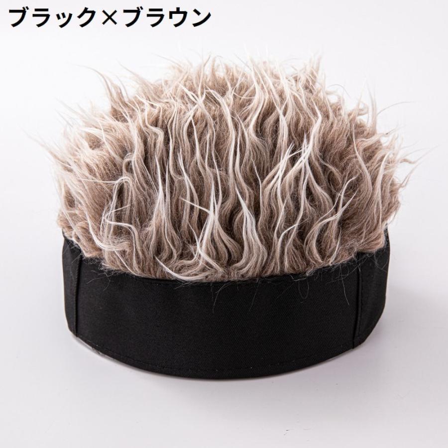 ウィッグ付き帽子 メンズ 男性 かつら ウィッグキャップ 髪の毛 ふさふさ 仮装 変装 コスプレ コスチューム 衣装 イメチェン | plusnao | 02