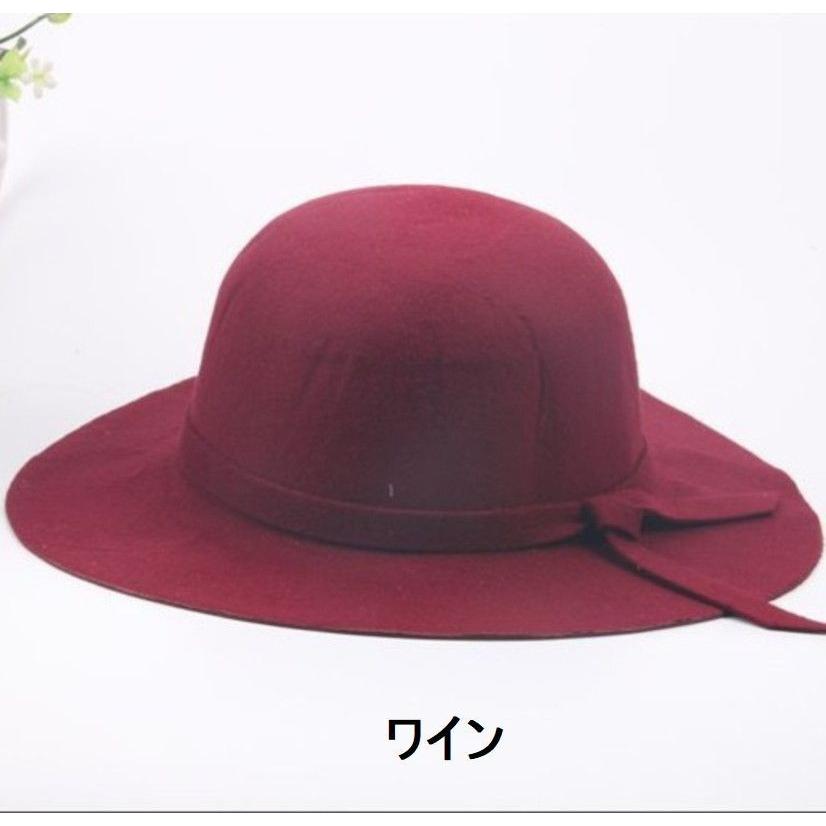 女優帽 ハット 帽子 親子お揃い 親子 お揃い セット レディース キッズ 子供 ファッション小物 かわいい エレガント シンプル 無地 プレーン | plusnao | 03