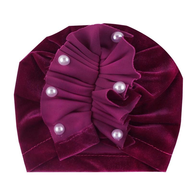 帽子 ベビーキャップ 赤ちゃん ベビー 帽子 ベビーターバン インド帽子 無地 折りたたみ フラワー パール風 かわいい おしゃれ おでかけ 春夏秋冬 プラスナオ Paypayモール店 通販 Paypayモール