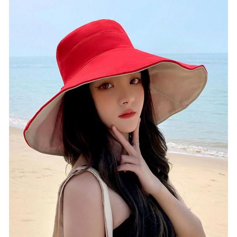 女優帽 リバーシブル レディース 女性 帽子 ハット つば広ハット 鍔広帽 ガーデンハット キャペリン ぼうし 紫外線対策 日差し おしゃれ シンプル | plusnao | 05