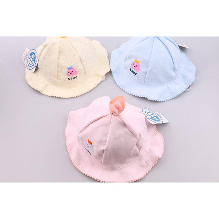 帽子 ベビー 赤ちゃん ハット チューリップハット 男の子 女の子 おばけ ドット 飾り ゴム付き かわいい おでかけ 日よけ 夏 春 プラスナオ Paypayモール店 通販 Paypayモール
