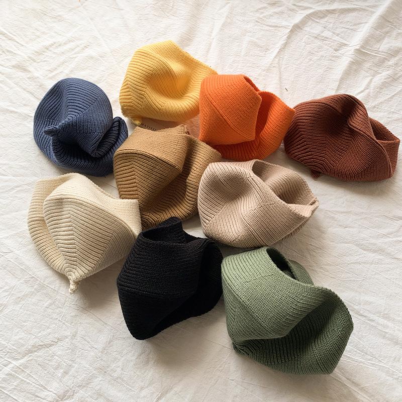 ニット帽 ベレー帽 ニットベレー帽 ベレーキャップ 帽子 子供用 キッズ ベビー 女の子 男の子 無地 単色 シンプル 秋 冬 カジュアル 合わせやす | plusnao | 16