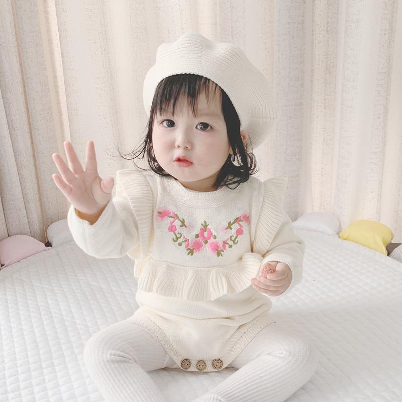 ニット帽 ベレー帽 ニットベレー帽 ベレーキャップ 帽子 子供用 キッズ ベビー 女の子 男の子 無地 単色 シンプル 秋 冬 カジュアル 合わせやす | plusnao | 01