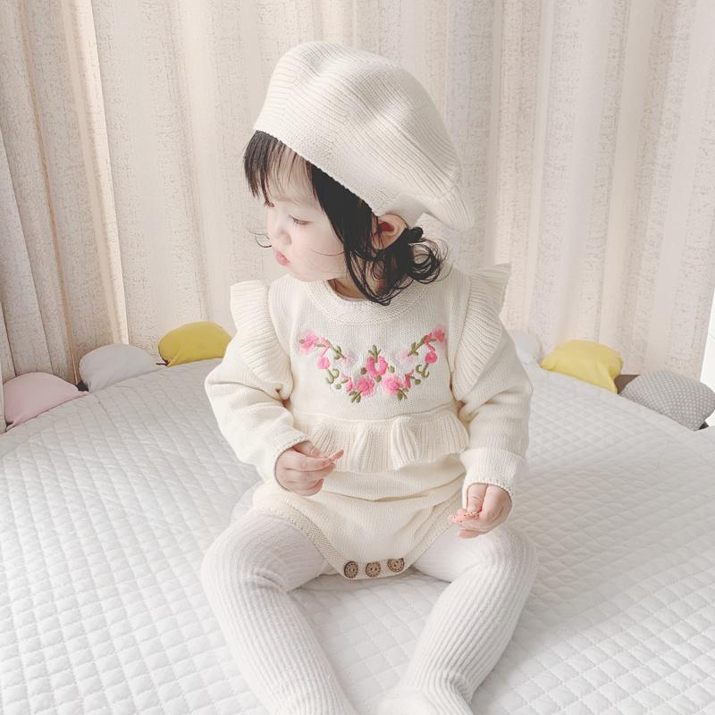 ニット帽 ベレー帽 ニットベレー帽 ベレーキャップ 帽子 子供用 キッズ ベビー 女の子 男の子 無地 単色 シンプル 秋 冬 カジュアル 合わせやす | plusnao | 02