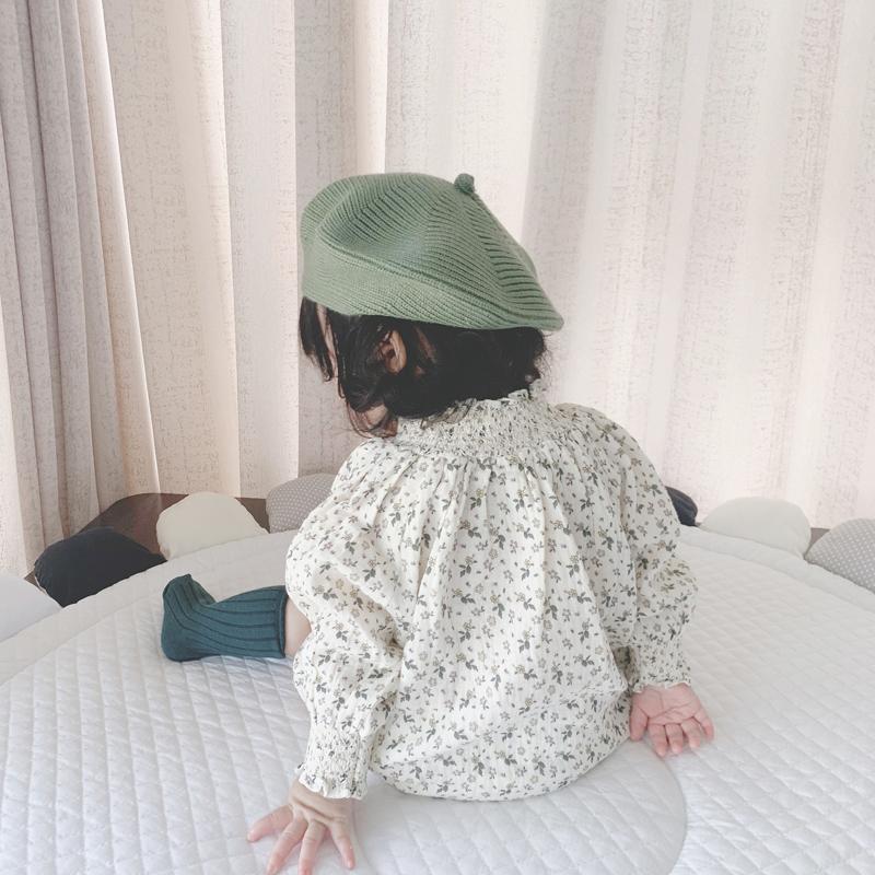 ニット帽 ベレー帽 ニットベレー帽 ベレーキャップ 帽子 子供用 キッズ ベビー 女の子 男の子 無地 単色 シンプル 秋 冬 カジュアル 合わせやす | plusnao | 05