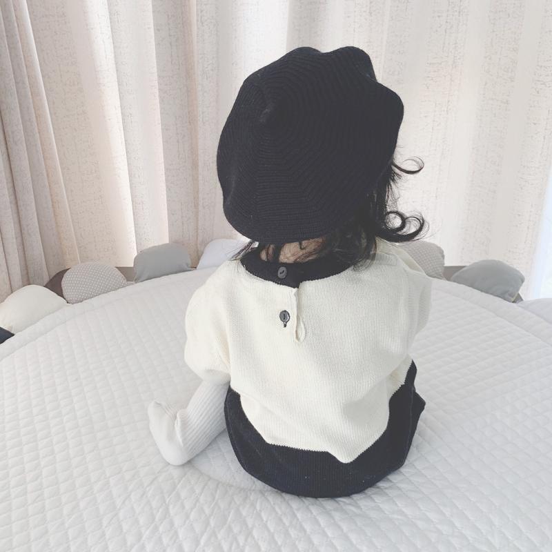 ニット帽 ベレー帽 ニットベレー帽 ベレーキャップ 帽子 子供用 キッズ ベビー 女の子 男の子 無地 単色 シンプル 秋 冬 カジュアル 合わせやす | plusnao | 06