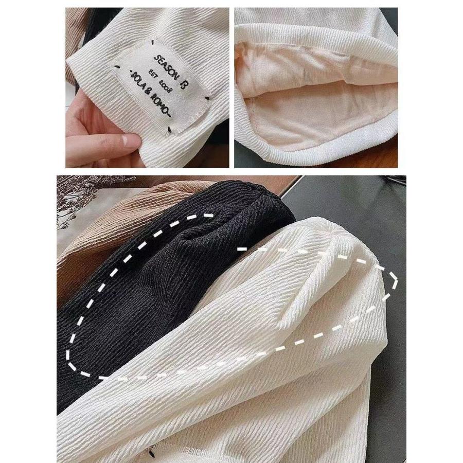 サマーニット帽 ワッチキャップ レディース 帽子 薄手 ゆったり ビーニー ターバンキャップ風 ヒップホップ ダンス ストリート | plusnao | 14