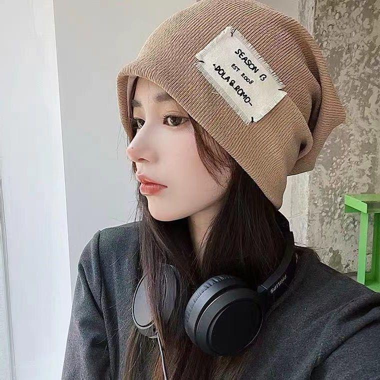 サマーニット帽 ワッチキャップ レディース 帽子 薄手 ゆったり ビーニー ターバンキャップ風 ヒップホップ ダンス ストリート | plusnao | 02