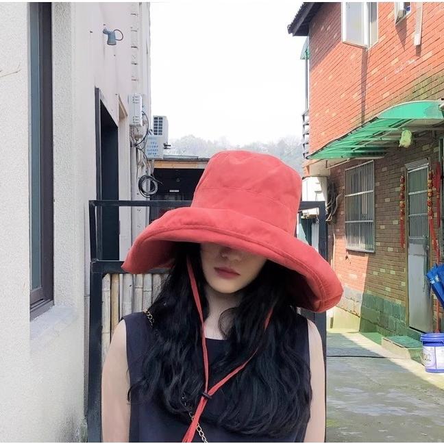 女優帽 帽子 つば広 レディース 女性 ぼうし ハット 紫外線対策 UV対策 日よけ 日焼け防止 あご紐付き やわらかい ソフト 折りたたみ 持ち運び | plusnao | 03