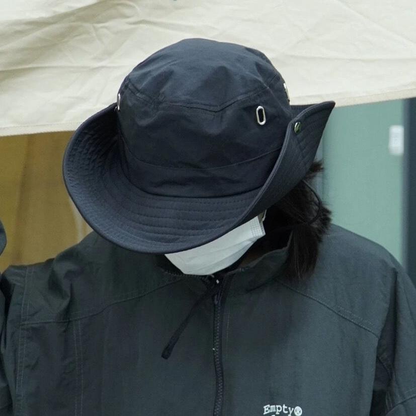 サファリハット バケットハット ツバ広帽 帽子 レディース 無地 単色 つば広め 日よけ 紫外線対策 熱中症対策 カジュアル シンプル アウトドア ハ | plusnao | 01