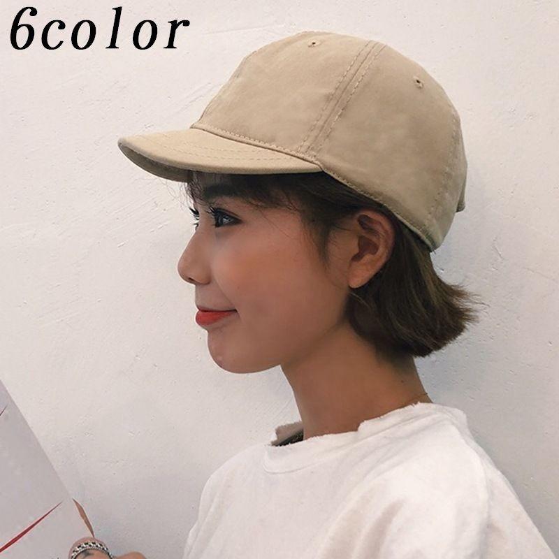 帽子 キャップ つば短め 野球帽 男女兼用 ユニセックス レディース メンズ 日焼け防止 日除け マジック