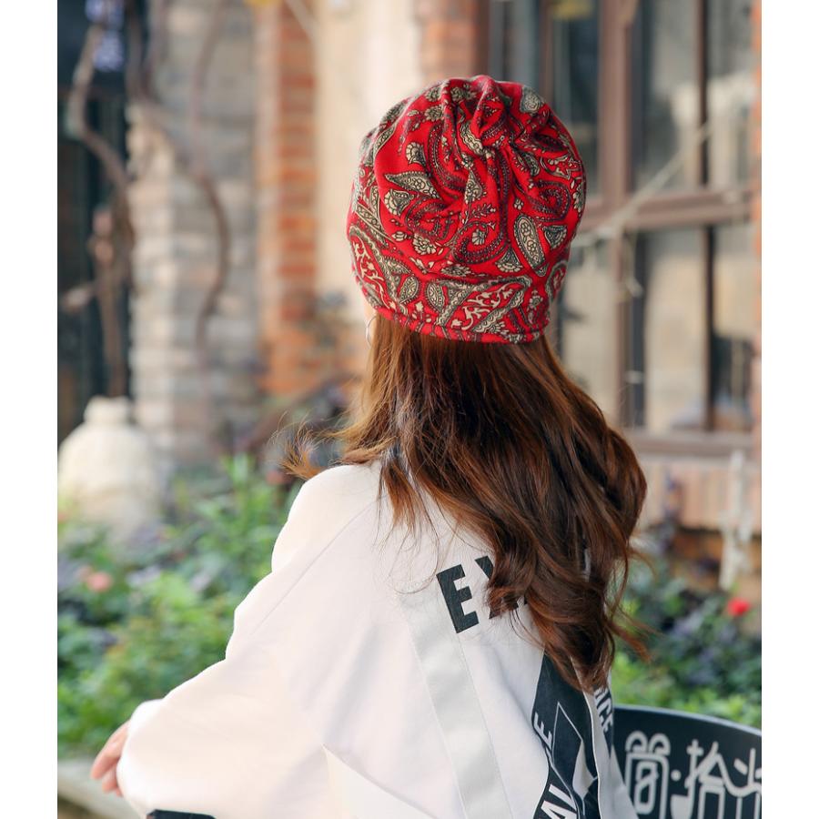 plusnao（プラスナオ） ターバンキャップ 帽子 ビーニー レディース