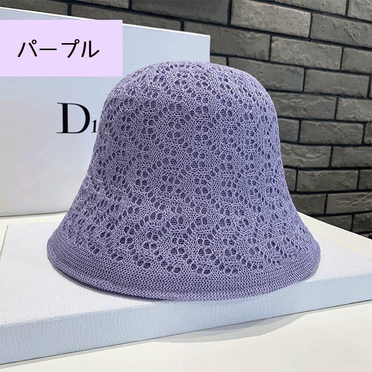 バケットハット レディース 帽子 折りたたみ可能 麦わら帽子風 深め つば広 コンパクト 通気性 単色 ワンカラー シンプル カジュアル おしゃれ 日 | plusnao | 18